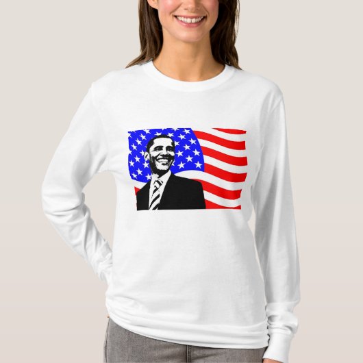 President Barack Obama Support Shirt (Voorkant)