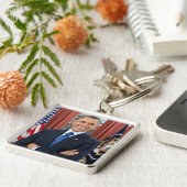 President Barack Obama Support Sleutelhanger (Zijkant)