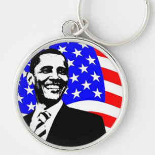 President Barack Obama Support Sleutelhanger