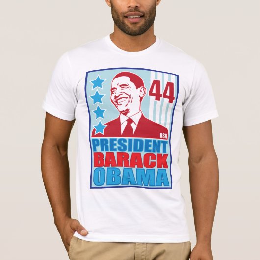 President Barack Obama T-Shirt (Voorkant)