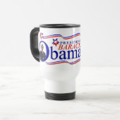 President Barack Obama - Travel Mug Reisbeker (Voorkant links)