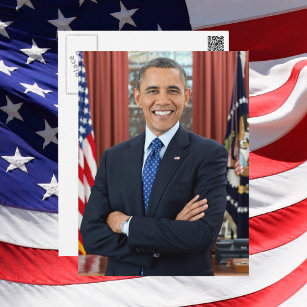 President Barack Obama tweede termijn officieel po Briefkaart