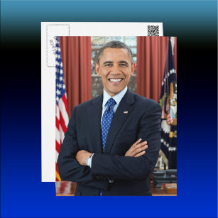 President Barack Obama tweede termijn officieel po Briefkaart
