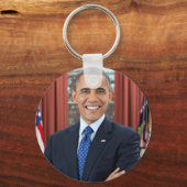 President Barack Obama tweede termijn officieel po Sleutelhanger (Voorkant)
