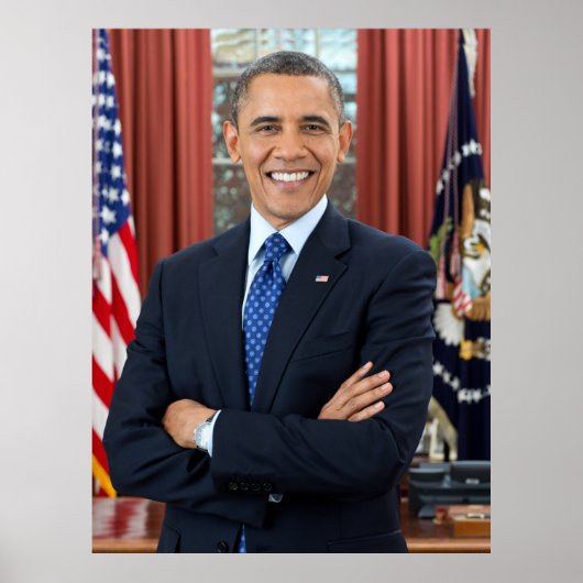 President Barack Obama tweede termijn Officiële fo Poster (Voorkant)