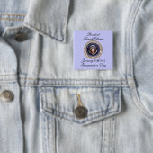 President Barack Obama Vierkante Button 5,1 Cm (In situ)