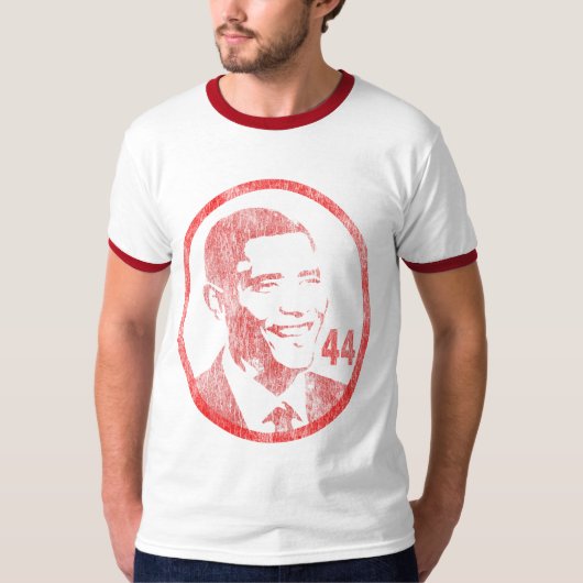 President Barack Obama - Vintage T-shirt (Voorkant)
