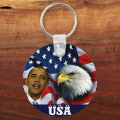 President Barack Obama, visies & Dreams_ Sleutelhanger (Voorkant)