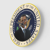President Barack Obama Wall Clock Grote Klok (Hoek)