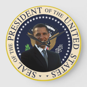President Barack Obama Wall Clock Grote Klok