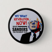 President Bernie Sanders 2020 Ronde Button 5,7 Cm (Voorkant)