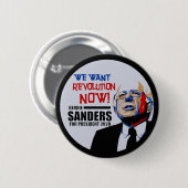 President Bernie Sanders 2020 Ronde Button 5,7 Cm (Voorkant /achterkant)