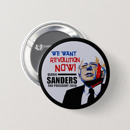 President Bernie Sanders 2020 Ronde Button 5,7 Cm (Voorkant /achterkant)