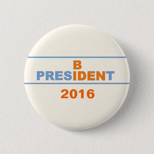 president Biden 2016 Ronde Button 5,7 Cm (Voorkant)