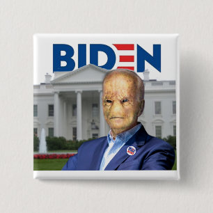 President Biden: De dag waarop de aarde nog trok Vierkante Button 5,1 Cm
