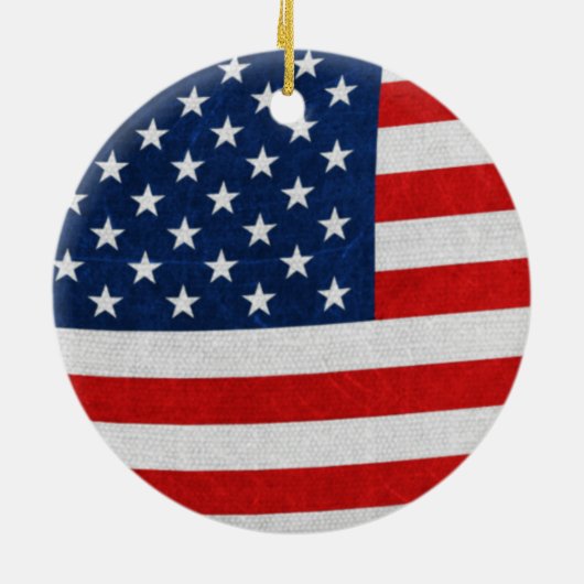 President Biden en VP Harris Keepsake Keramisch Ornament (Achterkant)