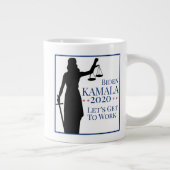 President Biden Harris aan het werk Verkiezingen 2 Grote Koffiekop (Rechts)