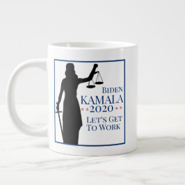 President Biden Harris aan het werk Verkiezingen 2 Grote Koffiekop