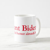 President Biden! Koffiemok (Voorkant rechts)