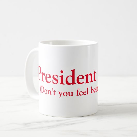 President Biden! Koffiemok (Voorkant links)
