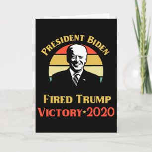 President Biden Overwinning Trump Jij Bent Ontslag Kaart