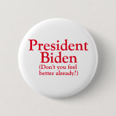 President Biden Ronde Button 5,7 Cm (Voorkant)