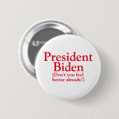 President Biden Ronde Button 5,7 Cm (Voorkant /achterkant)