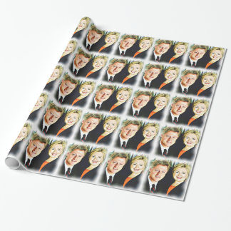 President Bill Clinton en President Hillary Clinto Cadeaupapier