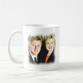 President Bill Clinton en President Hillary Clinto Koffiemok (Links)