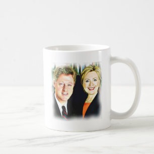 President Bill Clinton en President Hillary Clinto Koffiemok