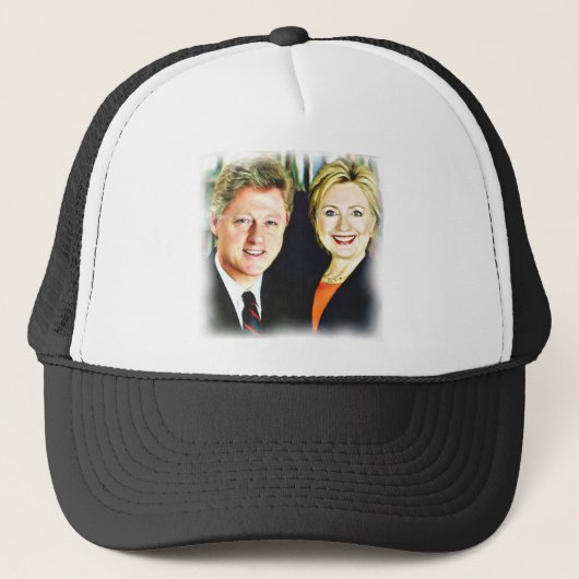 President Bill Clinton en President Hillary Clinto Trucker Pet (Voorkant)