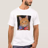 President Bill Clinton het Cat Classic Afbeelding T-shirt (Voorkant)