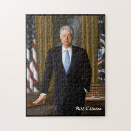President Bill Clinton Jigzaag Puzzle Legpuzzel