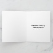 President Bill Clinton Offical Portret Birthday Kaart (Binnen)