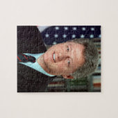 President Bill Clinton Officieel portret 8 x 10 Legpuzzel (Horizontaal)