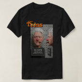 PRESIDENT BILL CLINTON T-SHIRT (Design voorkant)