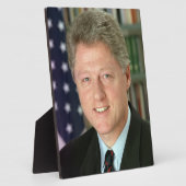 President Bill Clinton Witte Huis Foto Fotoplaat (Zijkant)