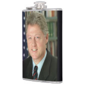 President Bill Clinton Witte Huis Foto Heupfles (Links)