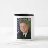 President Bill Clinton Witte Huis Foto Mok (Midden)