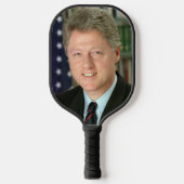 President Bill Clinton Witte Huis Foto Pickleball Paddle (Voorkant)