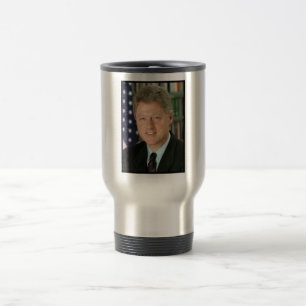 President Bill Clinton Witte Huis Foto Reisbeker