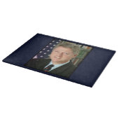 President Bill Clinton Witte Huis Foto Snijplank (Hoek)