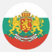 President, Bulgarije Ronde Sticker (Voorkant)