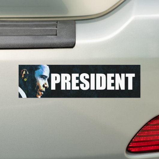 president_bumper_sticker bumpersticker (Op auto)