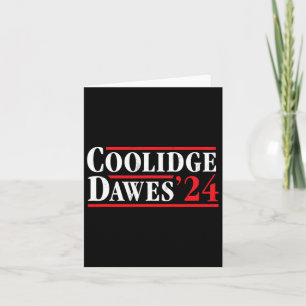 President Calvin Coolidge 1924 - Retro 4 juli Kaart