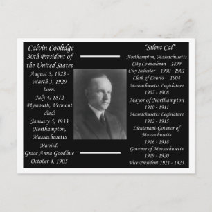 President Calvin Coolidge Briefkaart