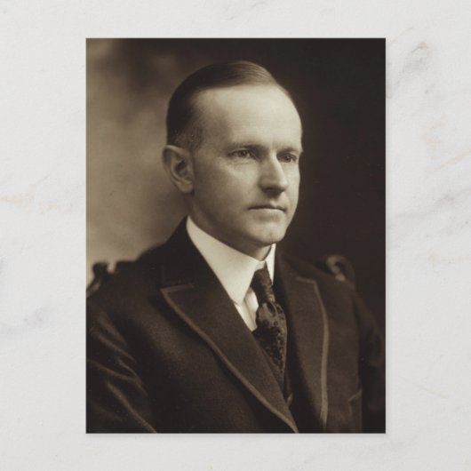 President Calvin Coolidge Briefkaart (Voorkant)
