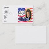 President Clinton Visitekaartje (Voorkant / Achterkant)