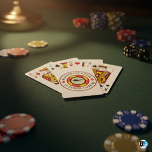 President Club Met Je Eigen Stijl Logo Pokerkaarten