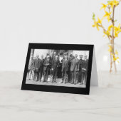 President Coolidge en Herbert Hoover 1923 Kaart (Gele Bloem)